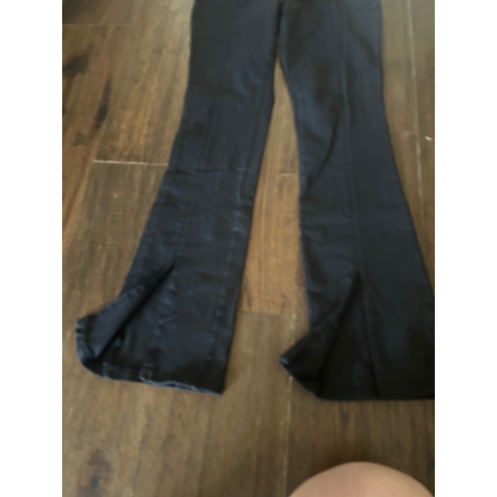 Alo Yoga Women Black High Waist Front flutter leg workout Pants XS - Picture 4 of 8